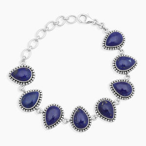 925 Sterling Silver Lapis Lazuli Bracelets