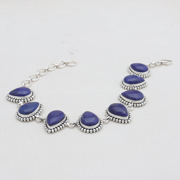 925 Sterling Silver Lapis Lazuli Bracelets