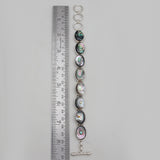 925 Sterling Silver Abalone Shell Bracelets