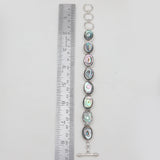925 Sterling Silver Abalone Shell Bracelets
