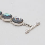 925 Sterling Silver Abalone Shell Bracelets