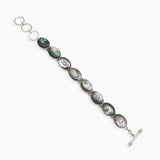 925 Sterling Silver Abalone Shell Bracelets