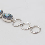 925 Sterling Silver Abalone Shell Bracelets