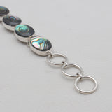 925 Sterling Silver Abalone Shell Bracelets