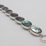 925 Sterling Silver Abalone Shell Bracelets