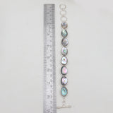 925 Sterling Silver Abalone Shell Bracelets
