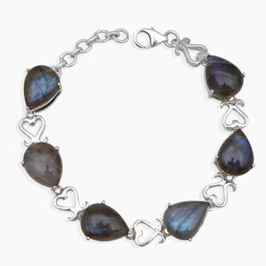 925 Sterling Silver Labradorite Bracelets