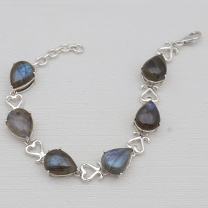 925 Sterling Silver Labradorite Bracelets