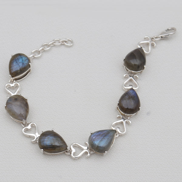 925 Sterling Silver Labradorite Bracelets