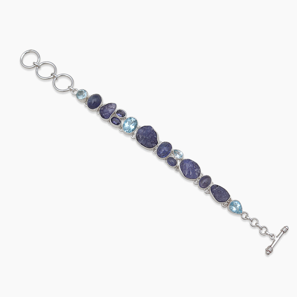 925 Sterling Silver Tanzanite Bracelets