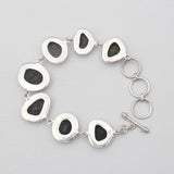 Coconut Druzy Silver Pendant Sets