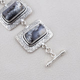 Dendritic Opal Silver Jewelry Sets