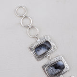 Dendritic Opal Silver Jewelry Sets