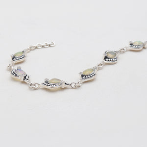Ethiopian Opal Silver Designer Bracelets