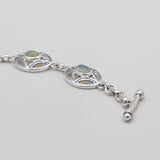 925 Sterling Silver Ethiopian Opal Bracelets