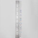 Rainbow Moonstone & Blue Topaz Silver Bracelets