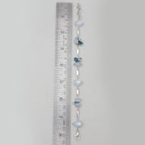 Rainbow Moonstone Silver Bracelets