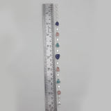 Tanzanite & Rose Quartz Silver Bracelets