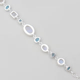 Rainbow Moonstone Silver Bracelets