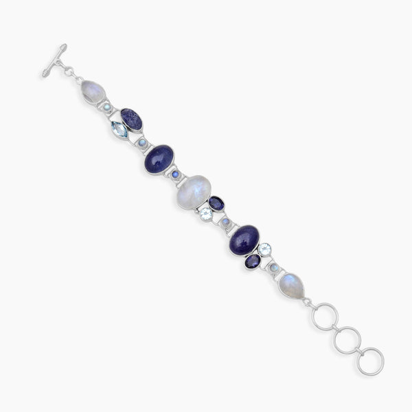 925 Sterling Silver Multistone Designer Bracelets