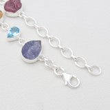 925 Sterling Silver Multistones Bracelets