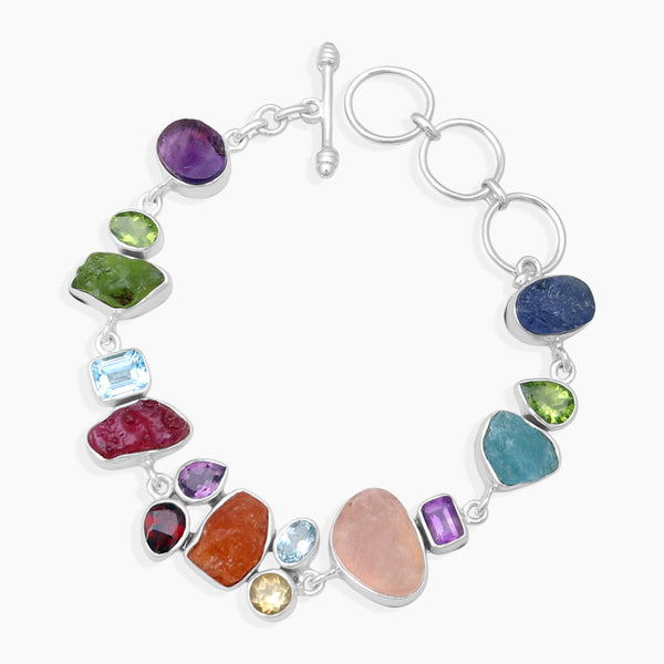 Multistone Silver Designer Bracelets