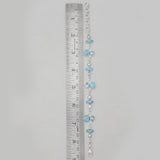 Larimar & Blue Topaz Silver Bracelets