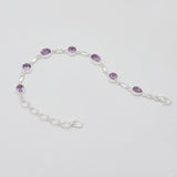 Amethyst Silver Bracelets