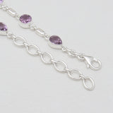 Amethyst Silver Bracelets