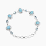 Larimar Silver Bracelets