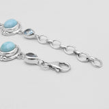 Larimar Silver Bracelets