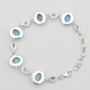 Larimar Silver Bracelets