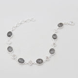 Tourmalated Quartz Silver Bracelets