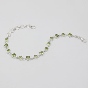 Peridot Silver Bracelets