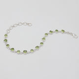 Peridot Silver Bracelets