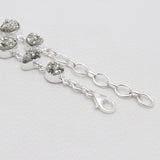 925 Sterling Silver Pyrite Druzy Bracelets