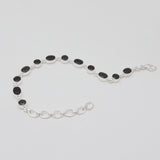 Black Onyx Silver Bracelets