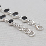 925 Silver Black Onyx Bracelets