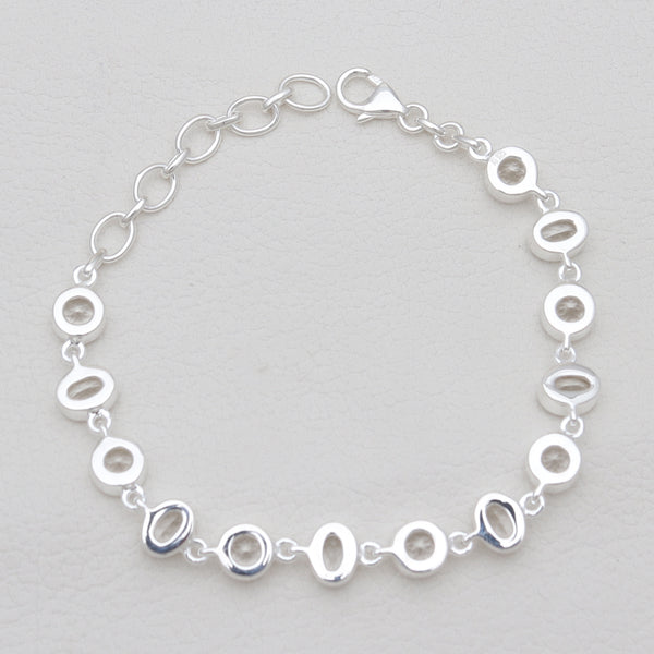 925 Silver Crystal Bracelets