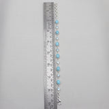 Larimar & Blue Topaz Silver Bracelets