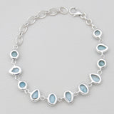 925 Sterling Silver Larimar Bracelets