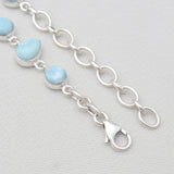 925 Sterling Silver Larimar Bracelets