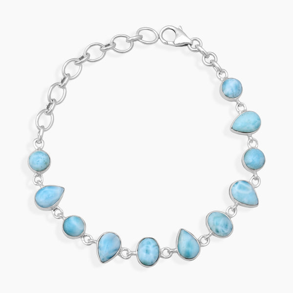925 Sterling Silver Larimar Bracelets