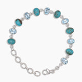 Mexican Turquoise Silver Bracelets