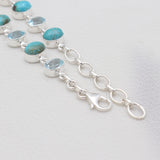 Mexican Turquoise Silver Bracelets
