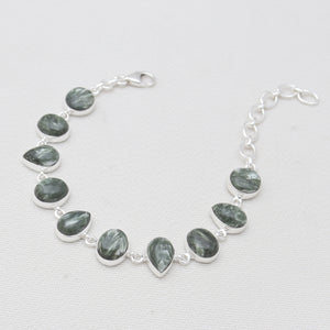 Seraphinite Silver Bracelets