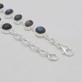 925 Silver Labradorite Bracelets