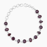 925 Sterling Silver Ruby Bracelets