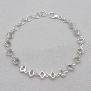 925 Silver Herkimer Quartz Bracelets