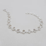 925 Silver Herkimer Quartz Bracelets
